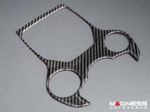 Alfa Romeo Giulia Gear Selector Trim Kit - Carbon Fiber - Flexible / Self Adhesive - Pre '20
